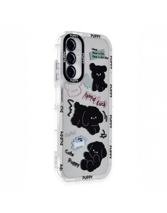 Newface Samsung Galaxy A15 4G Kılıf Reflexion Desenli Kapak - Desen 5