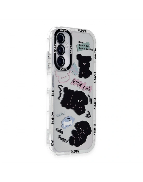 Newface Samsung Galaxy A15 4G Kılıf Reflexion Desenli Kapak - Desen 5