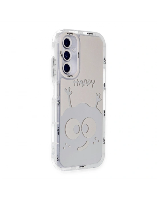 Newface Samsung Galaxy A15 4G Kılıf Reflexion Desenli Kapak - Desen 6