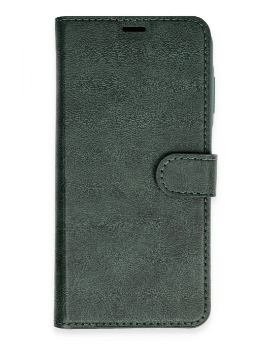 Newface Samsung Galaxy A15 4G Kılıf Trend S Plus Kapaklı Kılıf - Yeşil