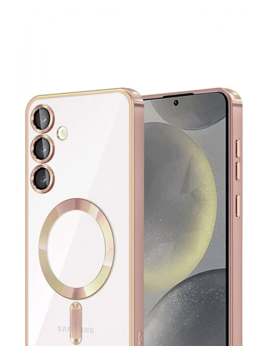 Newface Samsung Galaxy A15 4G Kross Magneticsafe Kapak - Rose