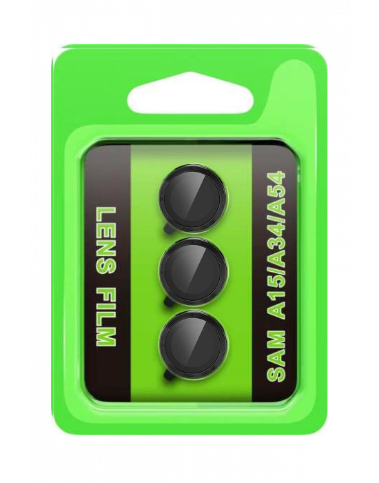 Newface Samsung Galaxy A15 4G Raze Metal Kamera Lens - Siyah