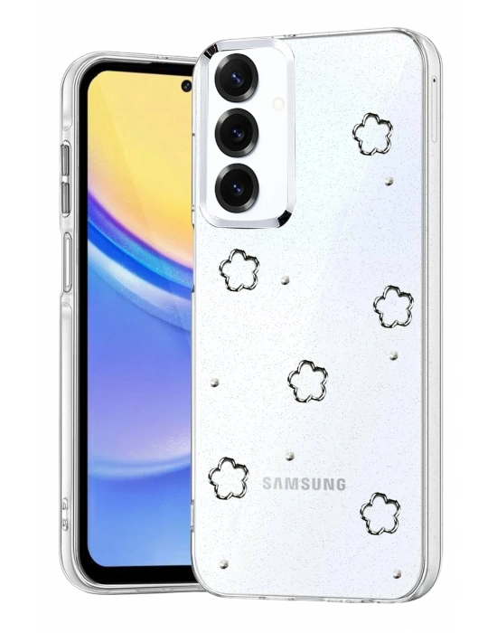 Newface Samsung Galaxy A16 5G Fiyonk Desenli Kapak - Desen 2