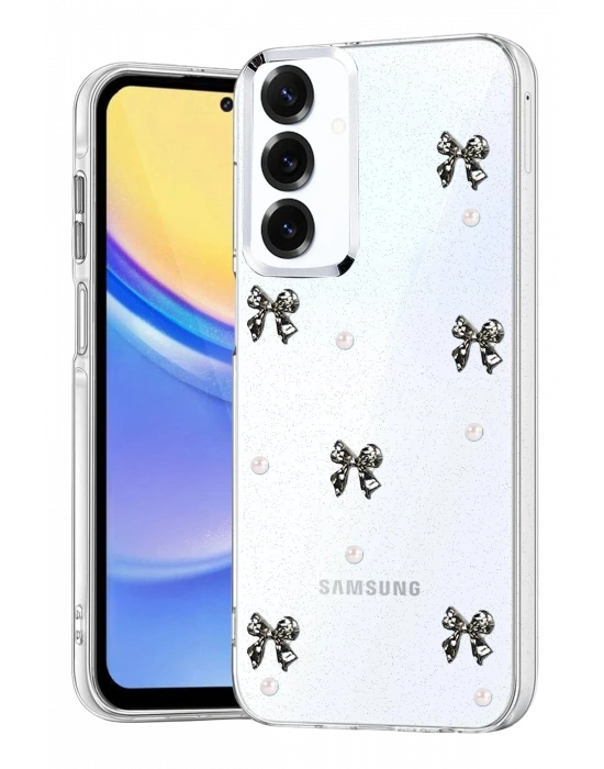 Newface Samsung Galaxy A16 5G Fiyonk Desenli Kapak - Desen 8