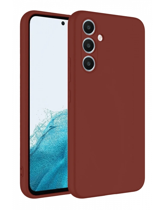 Newface Samsung Galaxy A16 5G Kılıf First Silikon - Bordo