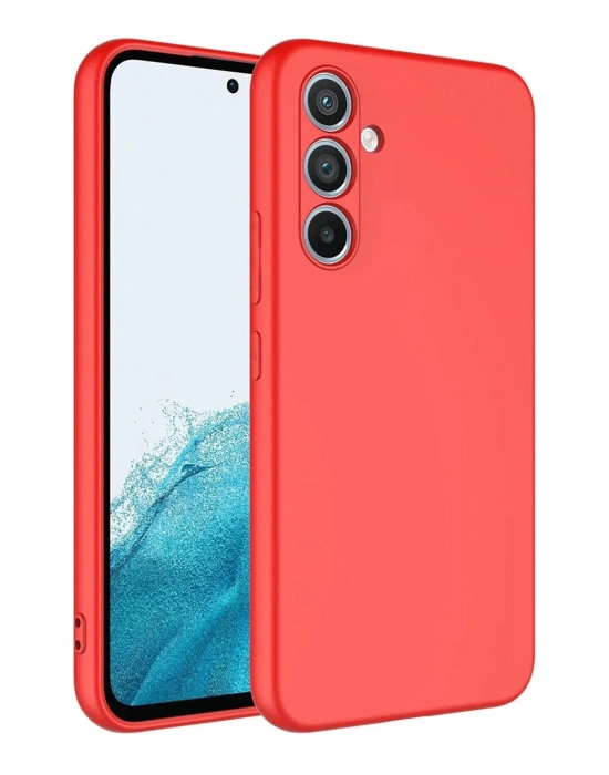 Newface Samsung Galaxy A16 5G Kılıf First Silikon - Kırmızı