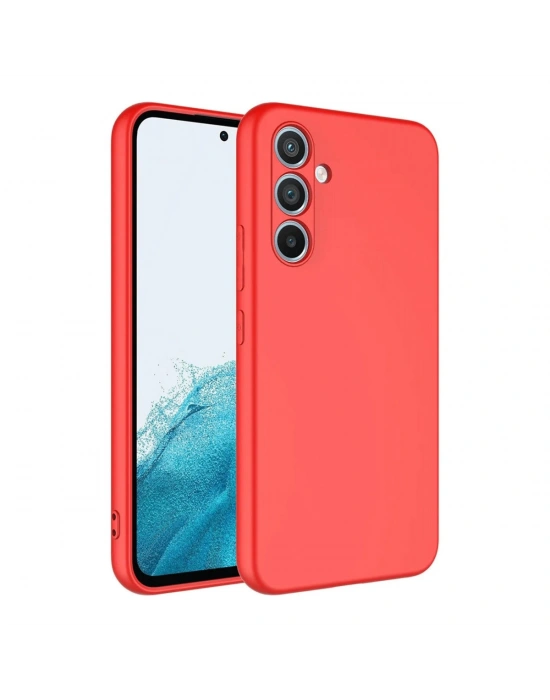 Newface Samsung Galaxy A16 5G Kılıf First Silikon - Kırmızı