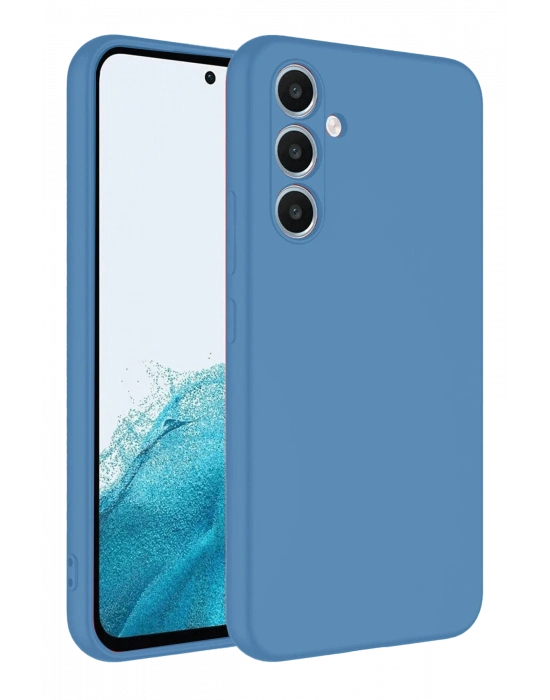 Newface Samsung Galaxy A16 5G Kılıf First Silikon - Mavi