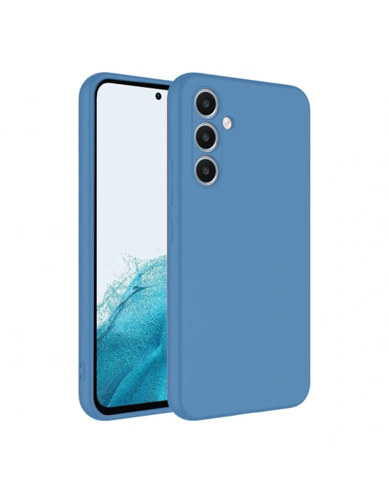 Newface Samsung Galaxy A16 5G Kılıf First Silikon - Mavi