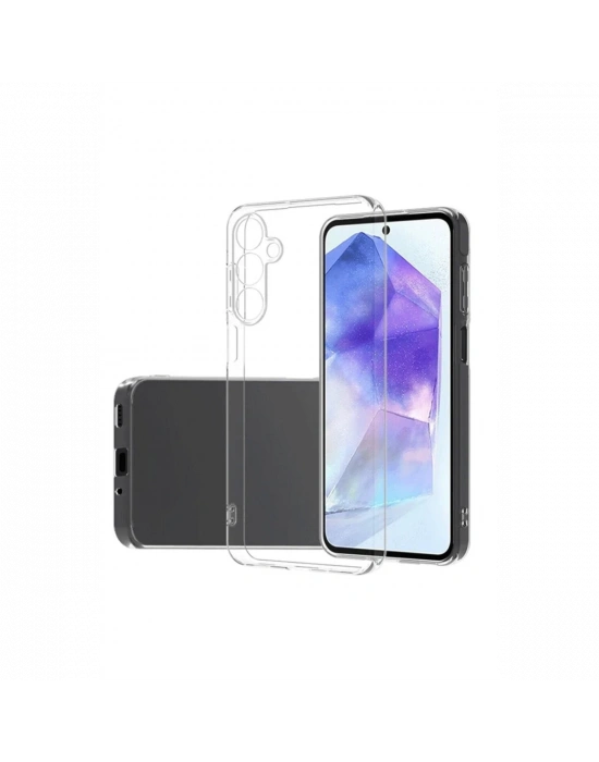 Newface Samsung Galaxy A16 5G Kılıf Lüx Şeffaf Silikon