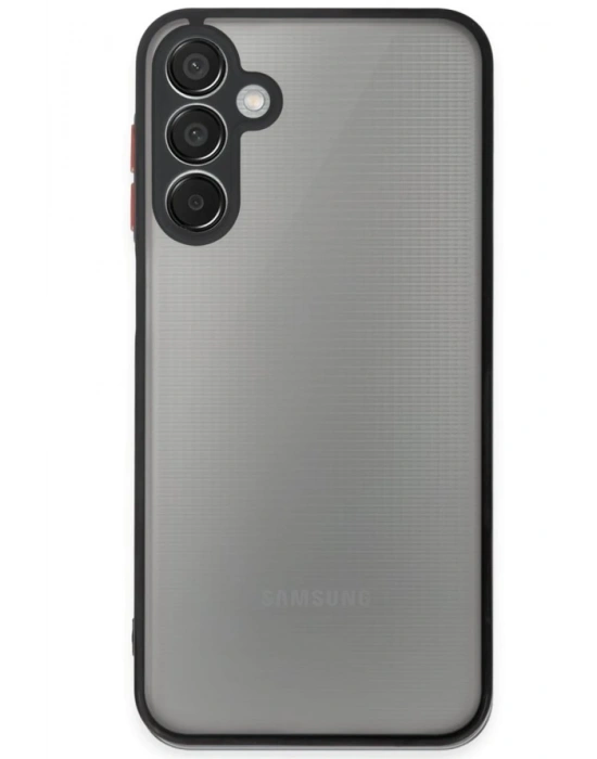 Newface Samsung Galaxy A16 5G Kılıf Montreal Silikon Kapak - Siyah