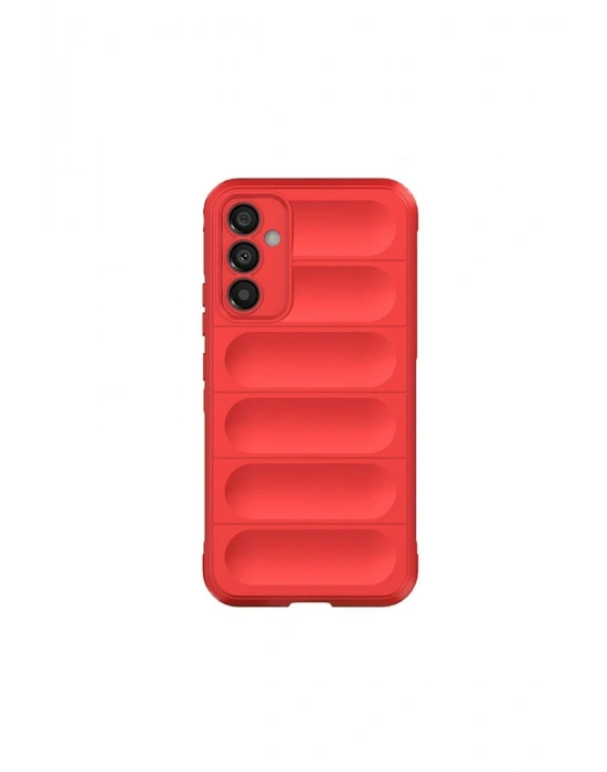 Newface Samsung Galaxy A16 5G Kılıf Optimum Silikon - Kırmızı