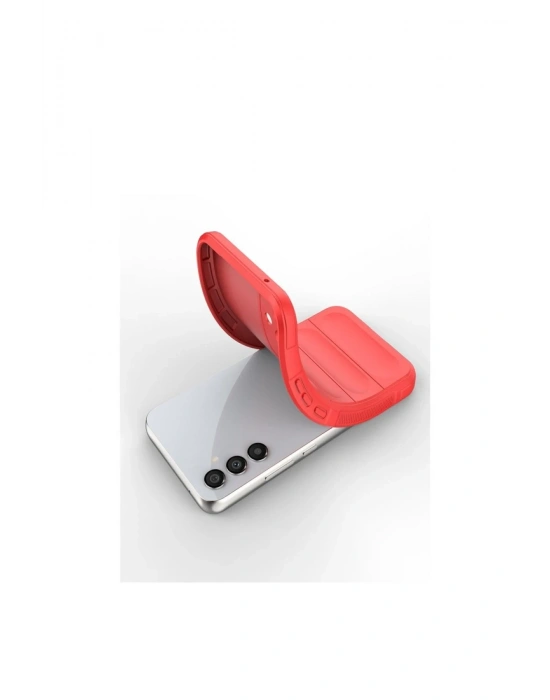 Newface Samsung Galaxy A16 5G Kılıf Optimum Silikon - Kırmızı