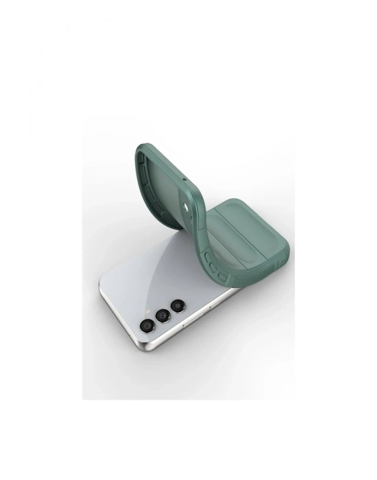 Newface Samsung Galaxy A16 5G Kılıf Optimum Silikon - Koyu Yeşil