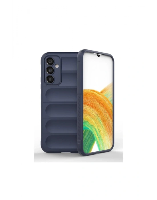 Newface Samsung Galaxy A16 5G Kılıf Optimum Silikon - Lacivert