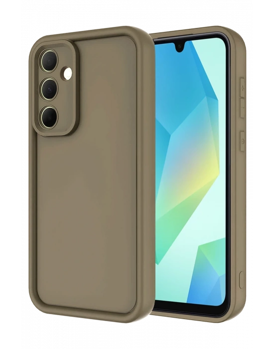 Newface Samsung Galaxy A16 5G Kılıf Viera Silikon - Kahverengi