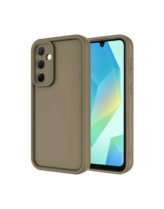 Newface Samsung Galaxy A16 5G Kılıf Viera Silikon - Kahverengi