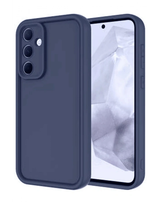 Newface Samsung Galaxy A16 5G Kılıf Viera Silikon - Lacivert