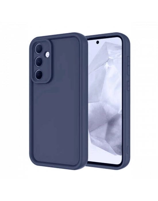 Newface Samsung Galaxy A16 5G Kılıf Viera Silikon - Lacivert