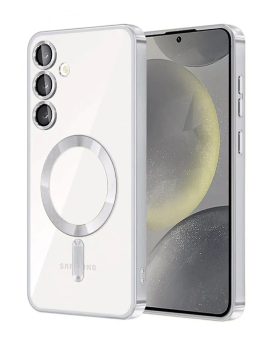 Newface Samsung Galaxy A16 5G Kross Magneticsafe Kapak - Gümüş