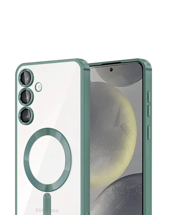 Newface Samsung Galaxy A16 5G Kross Magneticsafe Kapak - Koyu Yeşil