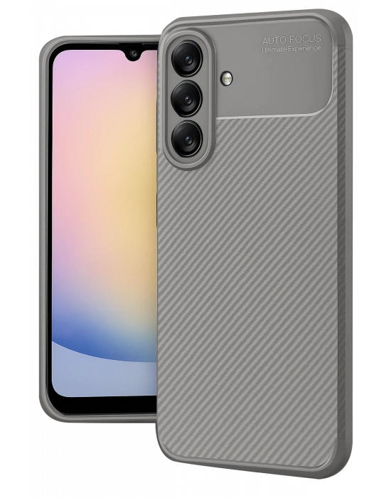 Newface Samsung Galaxy A17 5G Auto Focus Karbon Kapak - Gri