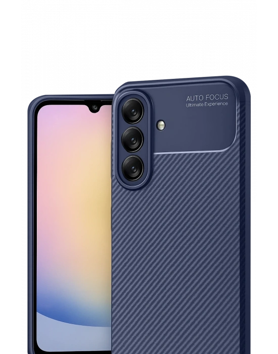 Newface Samsung Galaxy A17 5G Auto Focus Karbon Kapak - Lacivert