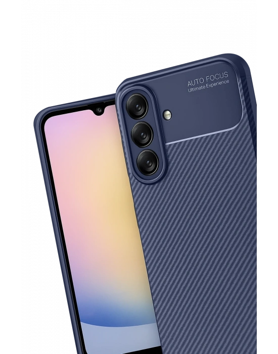 Newface Samsung Galaxy A17 5G Auto Focus Karbon Kapak - Lacivert