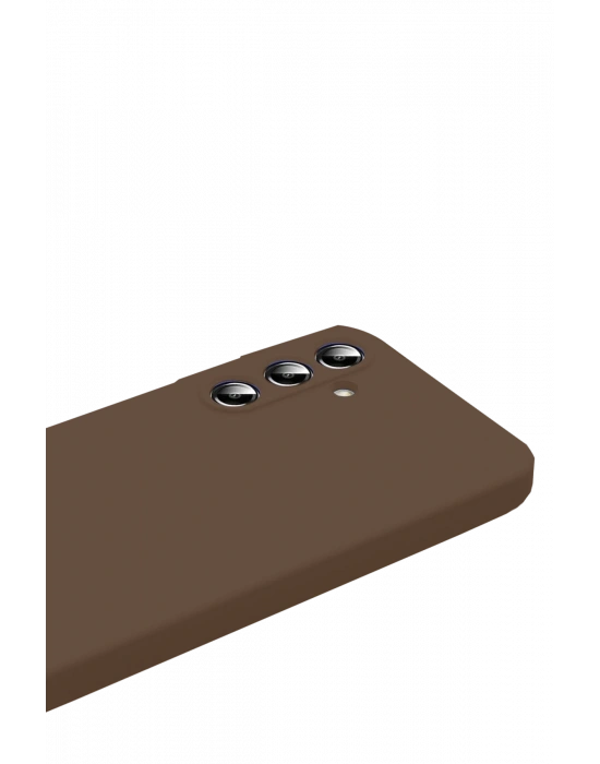 Newface Samsung Galaxy A17 5G First Silikon - Kahverengi