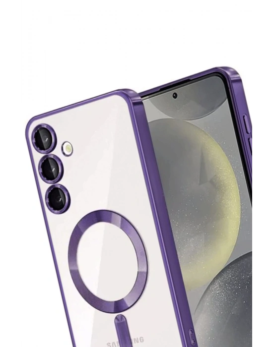 Newface Samsung Galaxy A17 5G Kross Magneticsafe Kapak - Mor