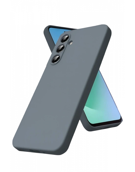 Newface Samsung Galaxy A17 5G Nano içi Kadife Silikon - Gri