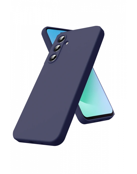 Newface Samsung Galaxy A17 5G Nano içi Kadife Silikon - Lacivert