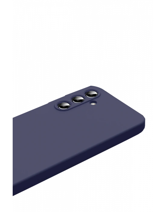 Newface Samsung Galaxy A17 5G Nano içi Kadife Silikon - Lacivert