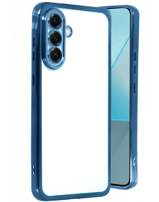 Newface Samsung Galaxy A17 5G Razer Lensli Silikon - Açık Mavi