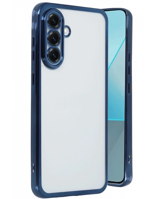 Newface Samsung Galaxy A17 5G Razer Lensli Silikon - Lacivert