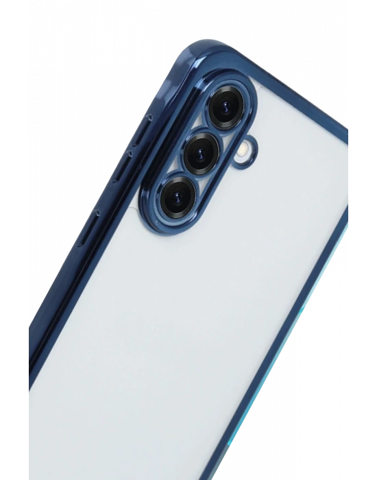 Newface Samsung Galaxy A17 5G Razer Lensli Silikon - Lacivert