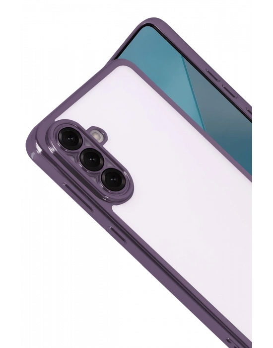 Newface Samsung Galaxy A17 5G Razer Lensli Silikon - Mor