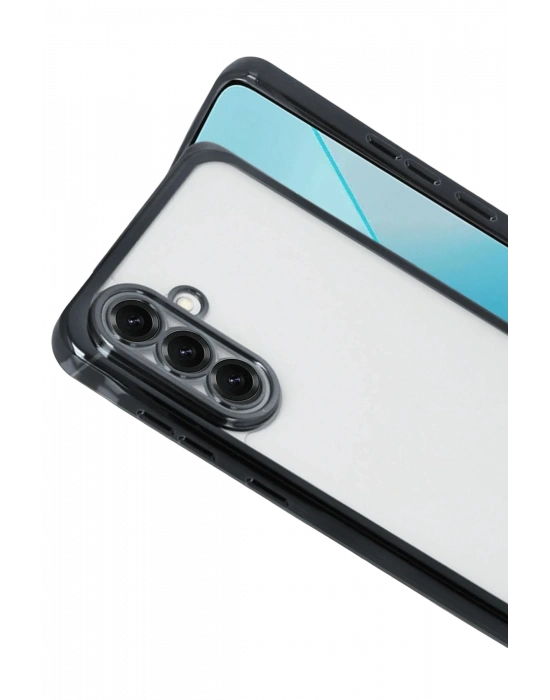 Newface Samsung Galaxy A17 5G Razer Lensli Silikon - Siyah