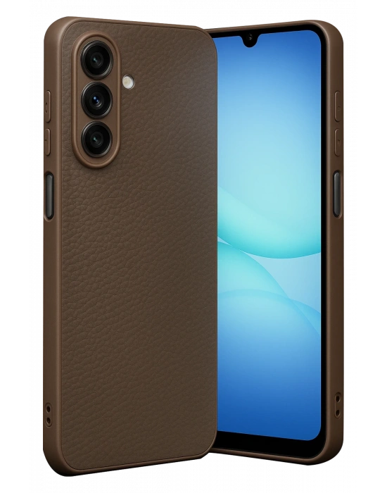 Newface Samsung Galaxy A17 5G Thermax Silikon Kılıf - Kahverengi