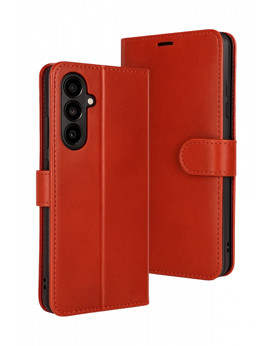 Newface Samsung Galaxy A17 5G Trend S Plus Kapaklı Kılıf - Kırmızı