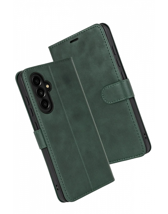 Newface Samsung Galaxy A17 5G Trend S Plus Kapaklı Kılıf - Yeşil