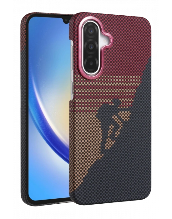 Newface Samsung Galaxy A17 5G Vega Magsafe Kapak - Kırmızı