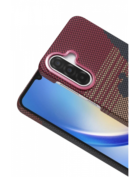 Newface Samsung Galaxy A17 5G Vega Magsafe Kapak - Kırmızı