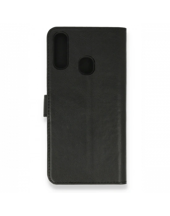 Newface Samsung Galaxy A20S Kılıf Trend S Plus Kapaklı Kılıf - Siyah