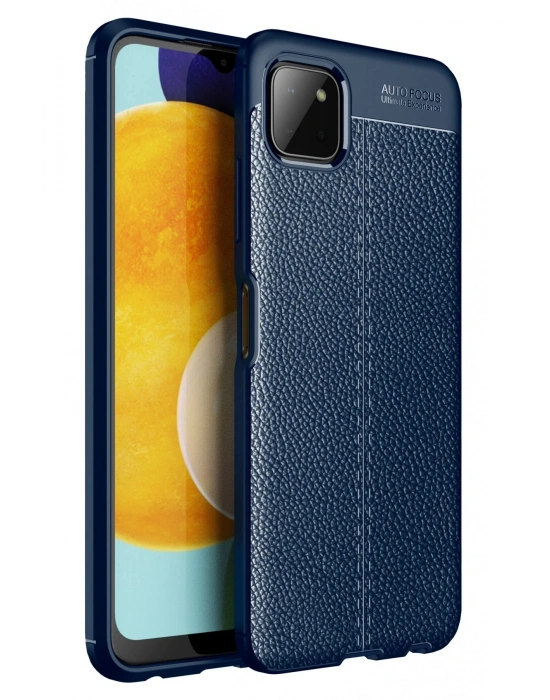 Newface Samsung Galaxy A22 Kılıf Auto Focus Kapak - Lacivert