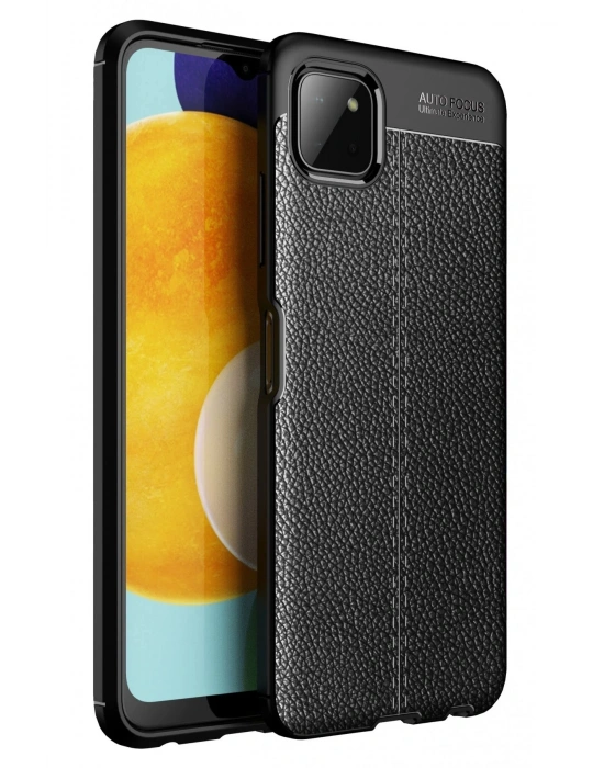 Newface Samsung Galaxy A22 Kılıf Auto Focus Kapak - Siyah