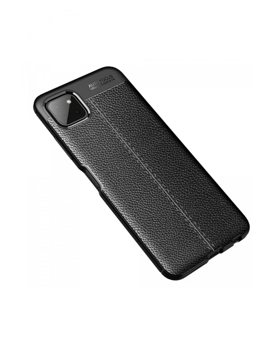 Newface Samsung Galaxy A22 Kılıf Auto Focus Kapak - Siyah