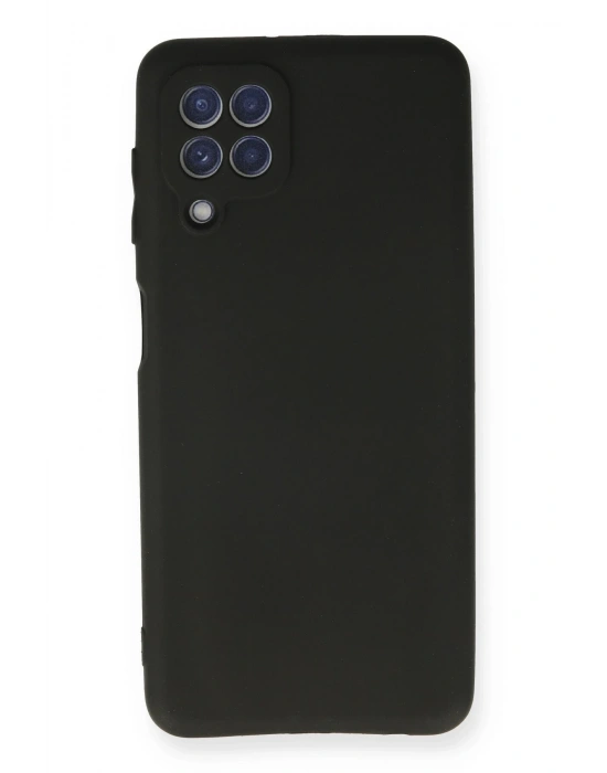 Newface Samsung Galaxy A22 Kılıf First Silikon - Siyah