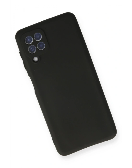 Newface Samsung Galaxy A22 Kılıf First Silikon - Siyah