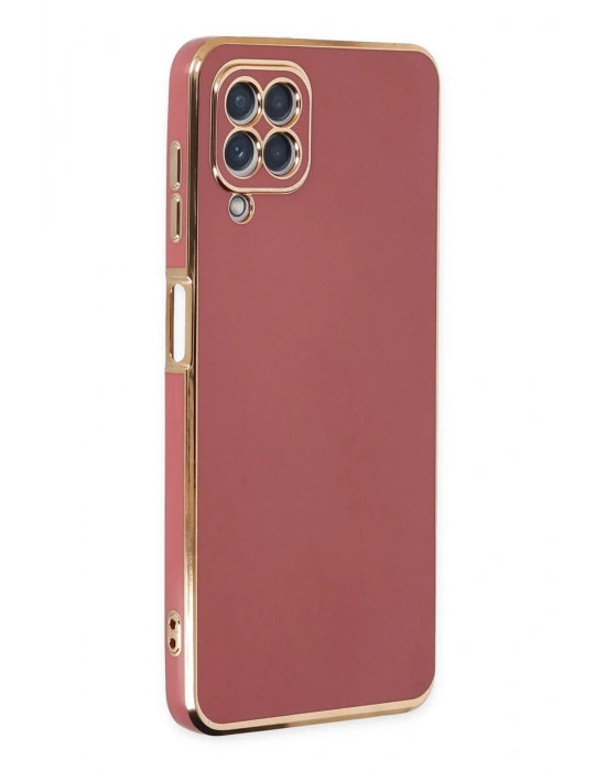Newface Samsung Galaxy A22 Kılıf Volet Silikon - Kırmızı
